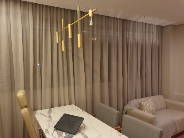 Cortinas de Tecido para Sala de Jantar